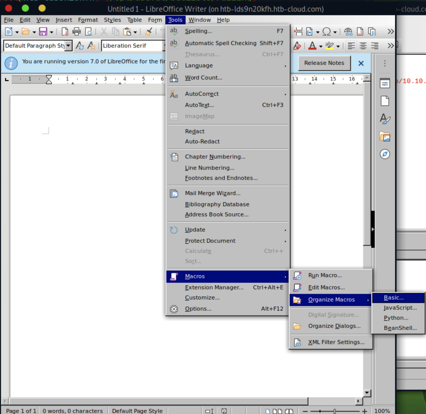 LibreOffice Step 3